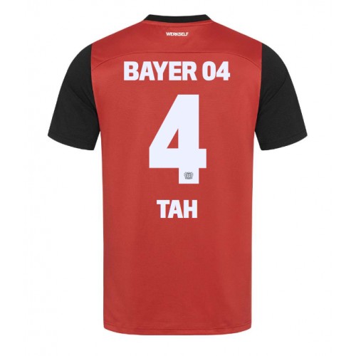 Dres Bayer Leverkusen Jonathan Tah #4 Domaci 2024-25 Kratak Rukav